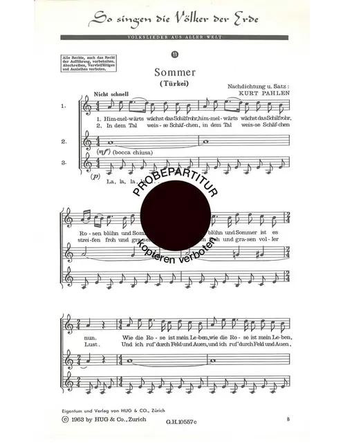 So singen die Völker der Erde 11